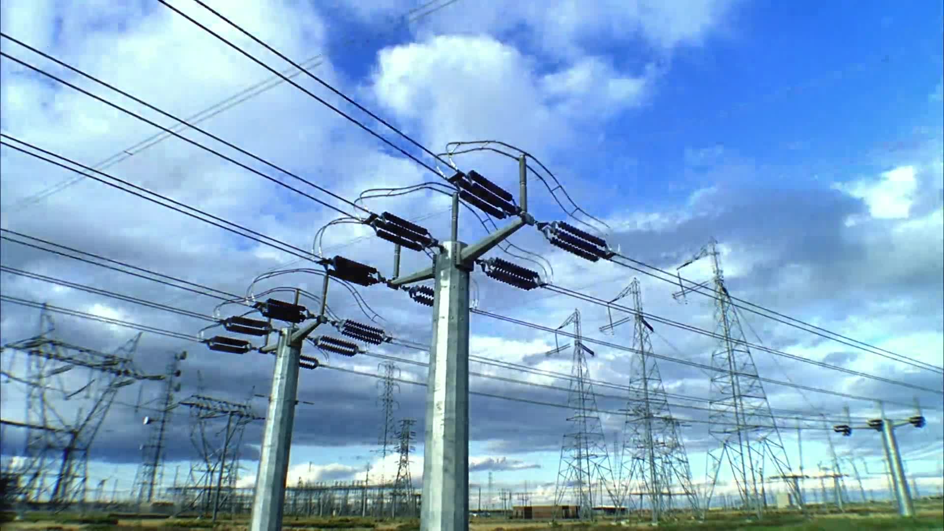 Modern electrical infrastructure and power lines
