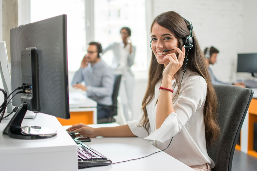 Professional customer service representative